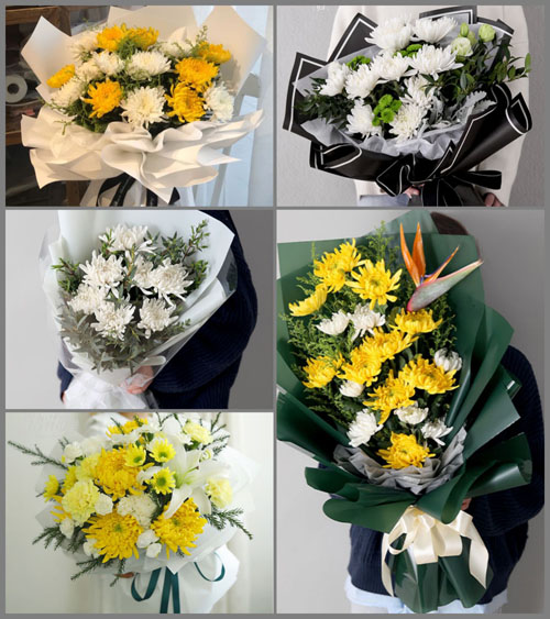 浙江省丽水龙泉市兰巨乡白事花束代送